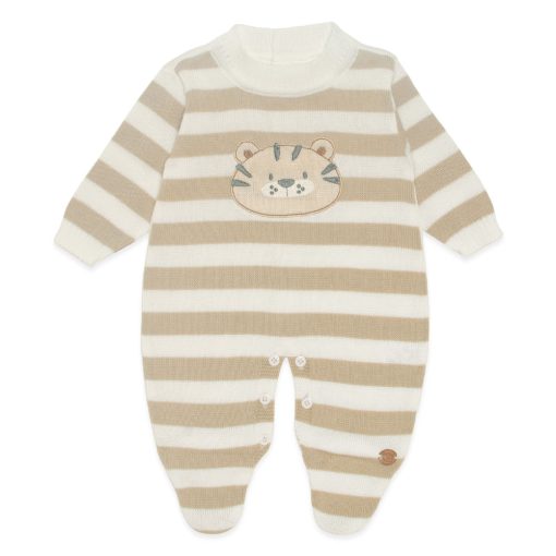 Macacão Manga Longa Tricot Tigrinho Masculino