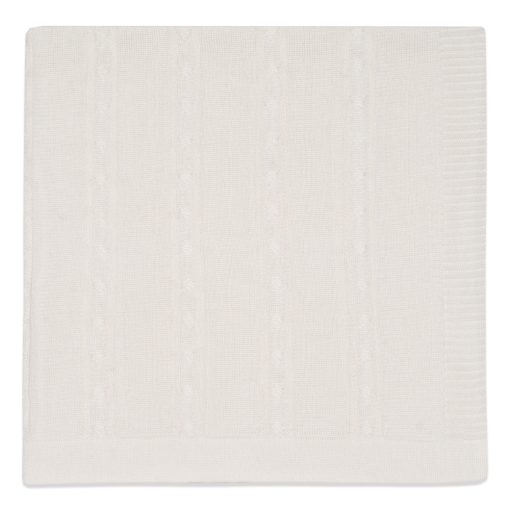 Manta Tricot Trançada Unissex – Off White
