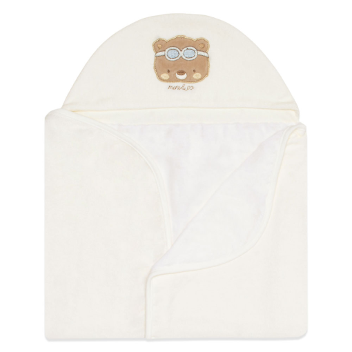 Toalha Capuz Forrada Suedine, Atoalhado e Fralda Masculina – Ursinho no Mar