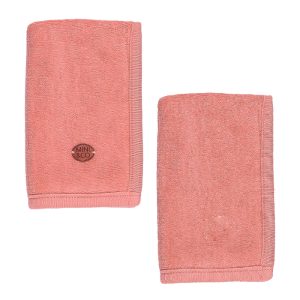Kit 2 Toalhas de Boca Atoalhadas Rosa