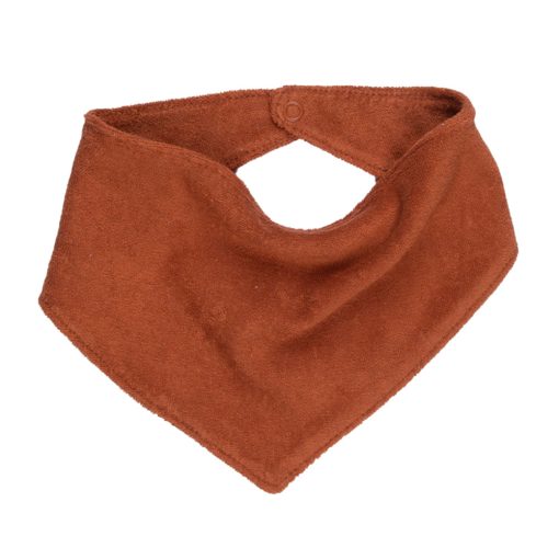 Babador Bandana Atoalhado Avulso Terracota