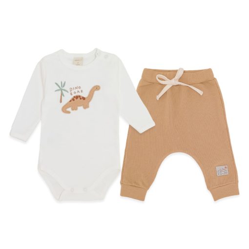 Conjunto Body Manga Longa Bordado e Calça Masculino –  Dino