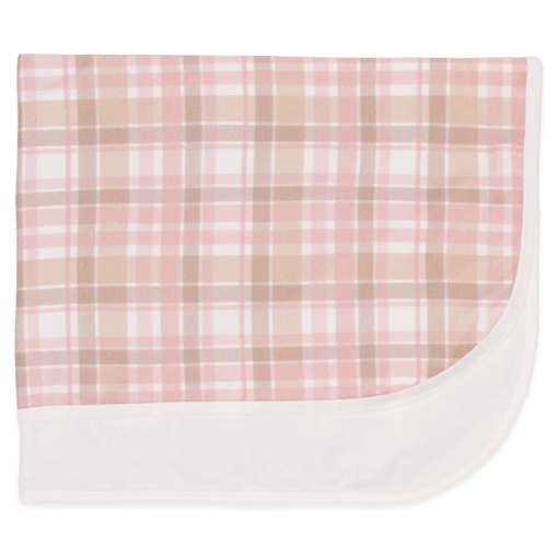 Manta com Forro Avulsa Estampada Xadrez Feminina - Brinquedos