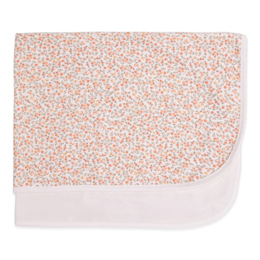 Manta com Forro Avulsa Estampado Flor Feminina - Bosque