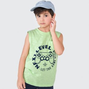 Camiseta Regata Verde Next Level Hering - Masculina