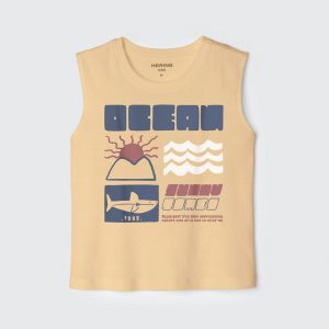 Camiseta Regata Amerela Ocean Hering - Masculina