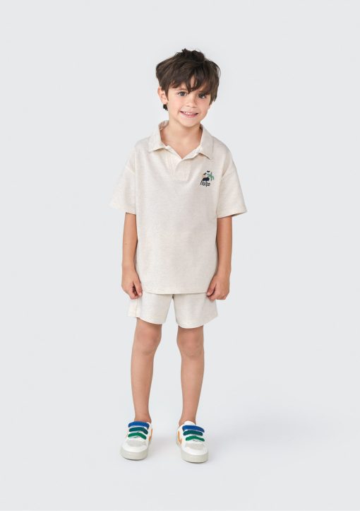 Camiseta Polo Oversized Manga Curta Coqueiro Hering - Masculina