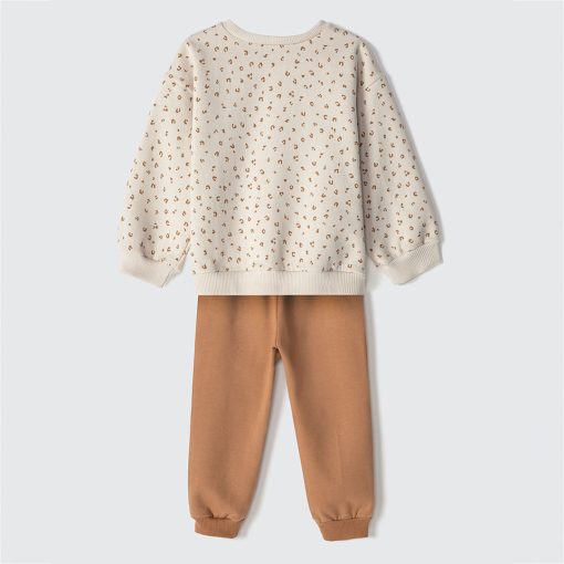 Conjunto de Blusa Manga Longa e Calça Oncinha Hering - Feminino