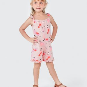 Macaquinho Curto Alcinha Flamingo Hering - Feminino