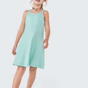 Vestido Alcinha Azul Hering - Feminino