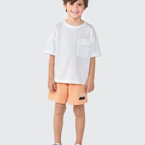 Conjunto Camiseta Manga Curta e Bermuda Hello Hering - Masculino