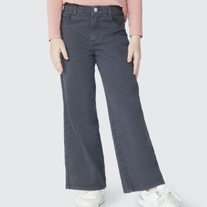 Calça Jeans e Sarja Wide Leg Hering - Feminina