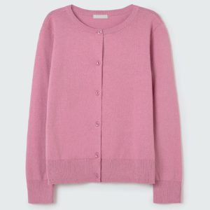 Cardigan em Tricot Lilás Hering - Feminino