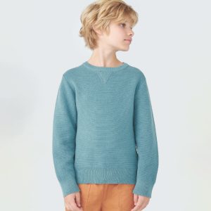 Blusão Manga Longa Tricot Verde Hering - Masculino