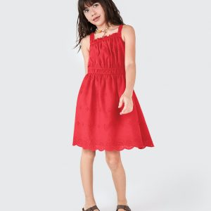 Vestido Laise Alça Vermelho Hering - Feminino