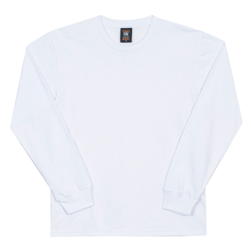 Camiseta Manga Longa com Punho Branca Randa Mundu - Menino