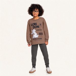 Conjunto Moletom London Marrom Fakini – Masculino