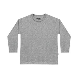 Camiseta Manga Longa Básica Mescla Fakini - Masculina