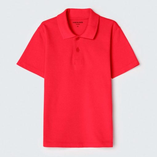 Camisa Polo Manga Curta Vermelha Hering - Masculina