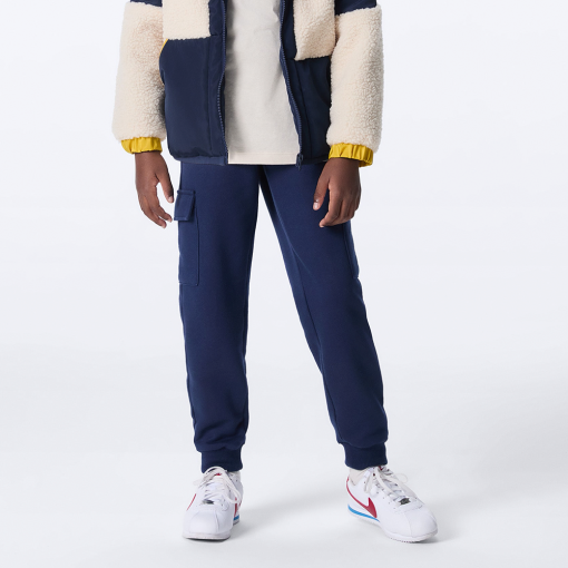 Calça Cargo Moletom Marinho Hering - Masculina
