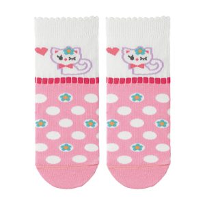 Meia Infantil Estampada Divertida Leke - Feminina