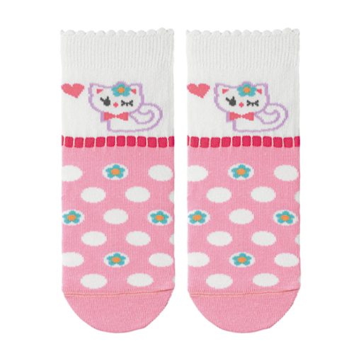 Meia Infantil Estampada Divertida Leke - Feminina