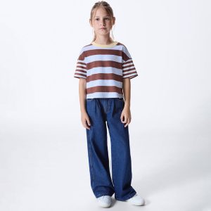 Calça Jeans Azul Wide Leg Hering - Feminina