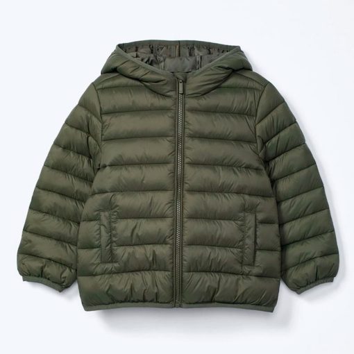 Jaqueta Puffer Verde Oliva – Unissex