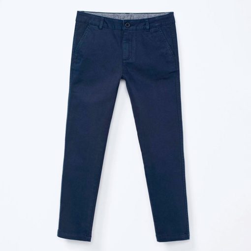Calça Chino em Sarja Marinho Hering - Masculina