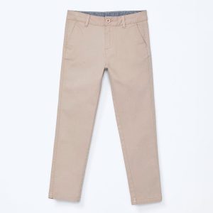 Calça Chino em Sarja Bege Hering - Masculina