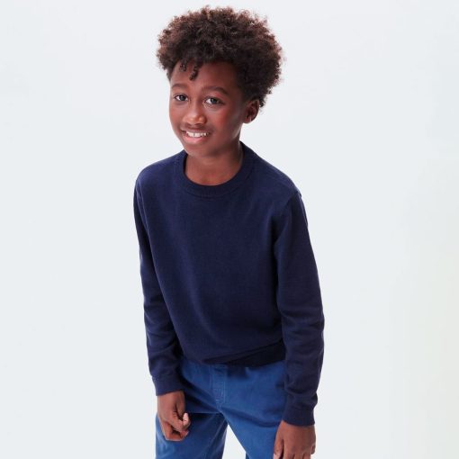 Blusa em Tricot Liso Marinho Hering - Masculino