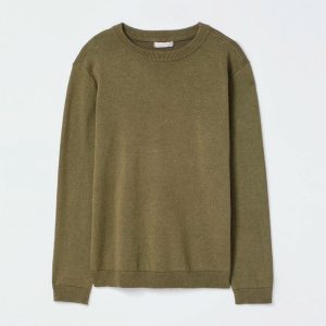 Blusa em Tricot Liso Verde Hering - Masculino