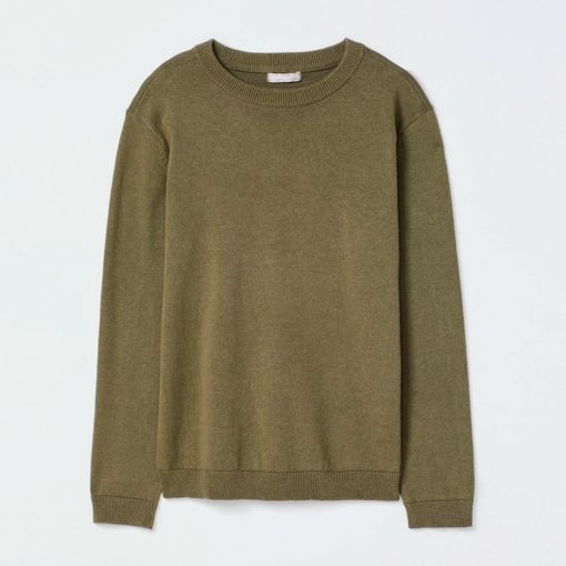 Blusa em Tricot Liso Verde Hering - Masculino