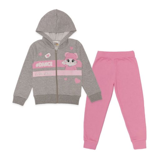 Conjunto Moletom Flanelado Jaqueta com Capuz Dance Taita - Feminino
