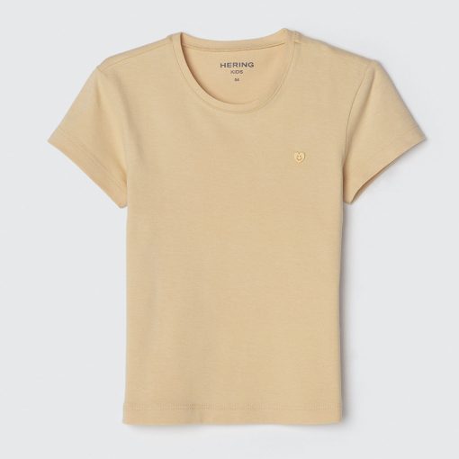 Camiseta Manga Curta Básica Amarela Hering - Feminina