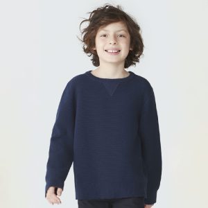 Blusão Manga Longa Tricot Marinho Hering - Masculino