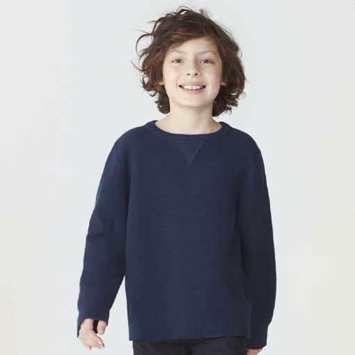 Blusão Manga Longa Tricot Marinho Hering - Masculino